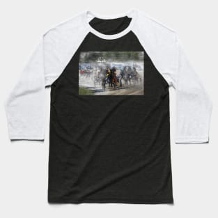 harness horse cart racing - Pencil, Original Baseball T-Shirt